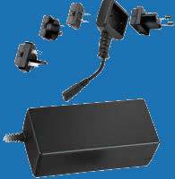 DESKTOP L-SERIES Switching Adaptors with Plug-Changeable Cords (up to 108W)